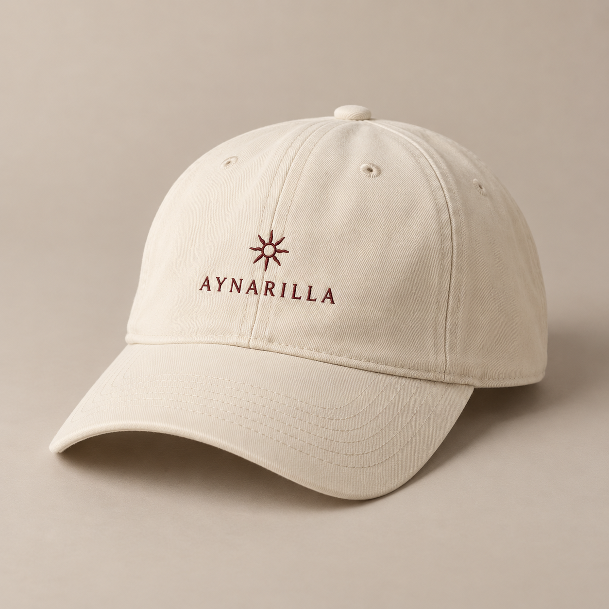 Aynarilla Cream cap — generated concept mockup
